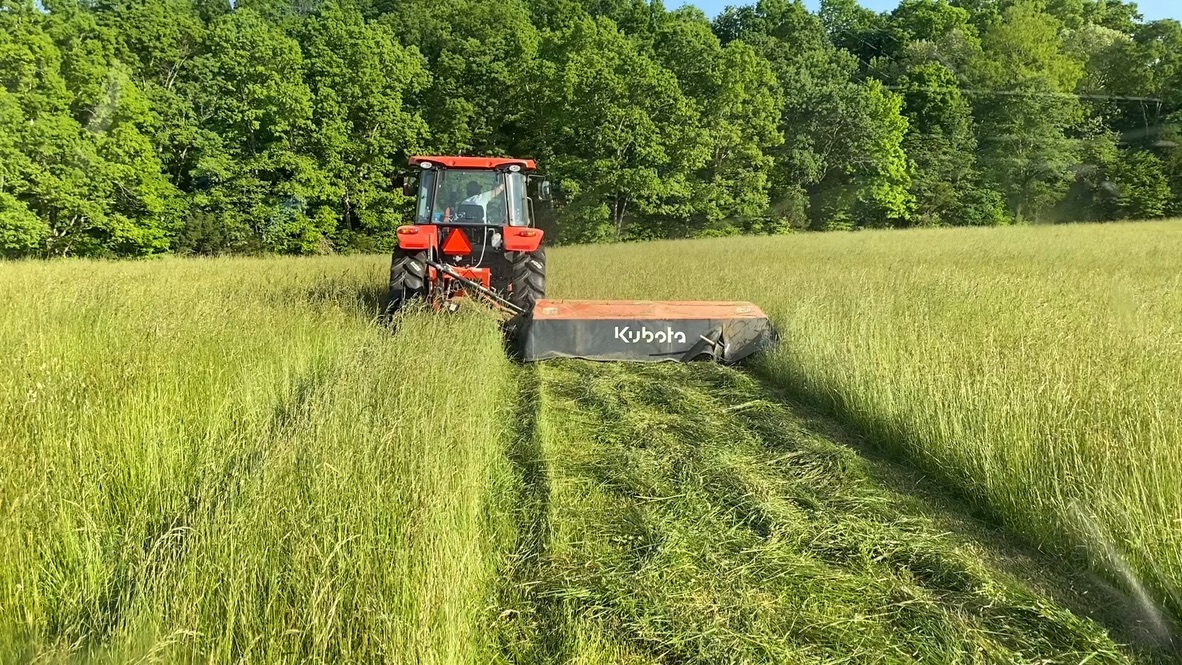 Working the land at England Ranch